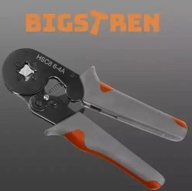 Обжимные щипцы кримпер для гильз Bigstren 23271 (0.25-10 мм&sup2;), набор наконечников 500 шт в органайзере