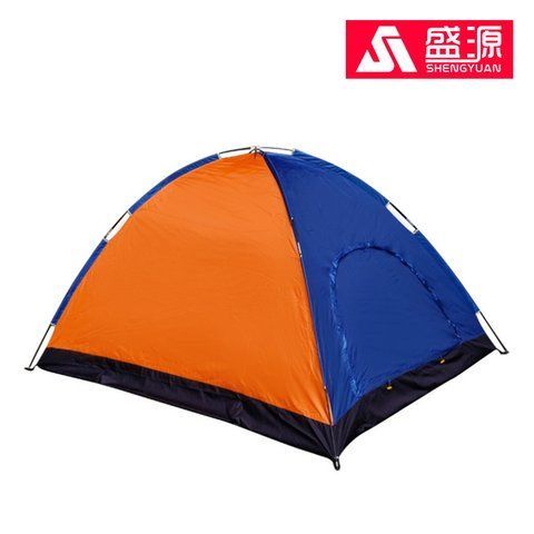 Палатка OldBro 200х200х110см 2-местная кемпинговая, Oxford 180T/210D, водоотталкивающая, CC-SY-008-1