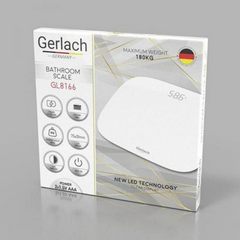 Стильные весы для пола Gerlach GL 8166 max 180кг