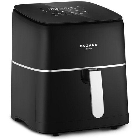 Аерофритюрниця Mozano Air Fry Master 8 л, 1700 Вт, 12 програм, сенсорне управління, сепаратор, грати