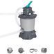 Песочный фильтр-насос Bestway Flowclear 58515 3028 л/ч для бассейна, система очистки воды, 6-позиционный клапан, 85 Вт