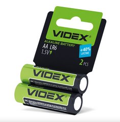 Батарейки пальчики АА VIDEX паковання 2 шт.