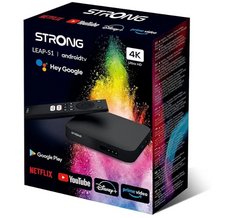 Смарт ТВ приставка Android SmartTV Box STRONG LEAP-S1/STOK