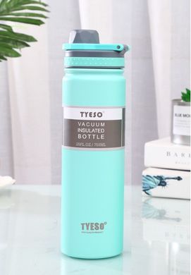 Термобутылка, термос Tyeso 530мл из нержавеющей стали для кофе, воды, pearl