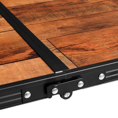 Туристический стол со стульями WoodLine 120x60 см, складной алюминиевый набор для кемпинга, пикника, дачи и отдыха