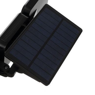 Сонячна садова лампа Izoxis 24889, 180 LED, з датчиком руху та сутінків, IP65, 550 Лм, 300&deg;, чорна