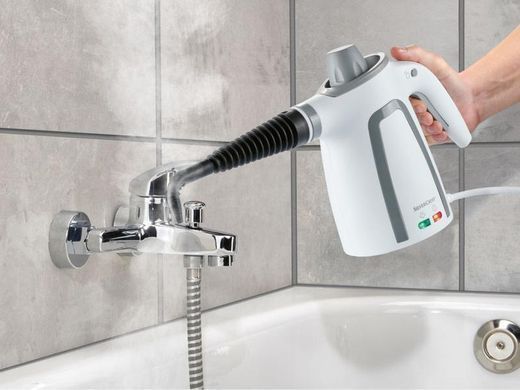Пароочиститель ручной SilverCrest SDR 1050 D1 1050 Вт 3.5 бар с насадками белый