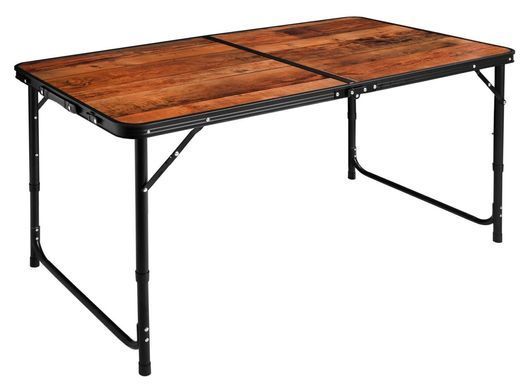 Туристический стол со стульями WoodLine 120x60 см, складной алюминиевый набор для кемпинга, пикника, дачи и отдыха
