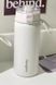Термос бідон Gucgres з нержавіючої сталі 600ml із сіткою заварником, з подвійними стінками біла