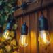Вулична LED гірлянда Vintage Edison 10 ламп E27 довжина 7,5м для подвір'я та тераси, водонепроникна декорація