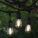 Вулична LED гірлянда Vintage Edison 10 ламп E27 довжина 7,5м для подвір'я та тераси, водонепроникна декорація