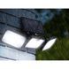 Сонячна садова лампа Izoxis 24889, 180 LED, з датчиком руху та сутінків, IP65, 550 Лм, 300&deg;, чорна