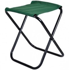 Стілець складаний YE chairs зелений без спинки для відпочинок / туризм / рибалка / сад