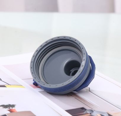 Термобутылка, термос Tyeso 530мл из нержавеющей стали для кофе, воды, blue