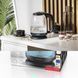 Електрочайник скляний Mesko MS 1302 Black (1.7 л, 2200 Вт) з LED-підсвіткою, чорний