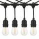 Вулична гірлянда з ретро лампами LED Edison 15шт, 220V, 10 метрів з перехідником Вуличний струнний світильник