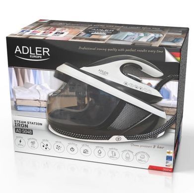 Парова станція Adler AD 5048 (3100 Вт, 8 бар), праска з парогенератором, паровий удар 600 г/хв