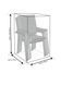 Защитный чехол для садовой мебели Livarno Home 383068 ONE SIZE серый