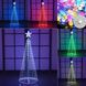Новогодняя конусная елка умная светодиодная 180см LED гирлянда 190 лампочек RGB, Bluetooth