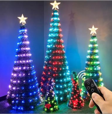 Рождественская елка искусственная, 180см, 304 LED, с подсветкой, USB, Bluetooth APP Control
