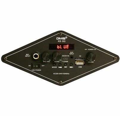 Акустична система Колонка акумуляторна DMS K8-8G Bluetooth, USB, MP3, Wireless LED