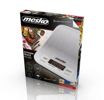 Весы кухонные Mesko MS 3169 white