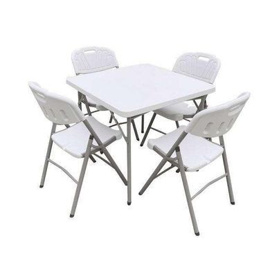 Стол раскладной SpringFun, квадратный 88см, нагрузка 150кг многофункциональный, компактный для туризма