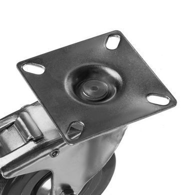 Комплект поворотних коліс з гальмами 4 шт Malatec 22537 до 220 кг