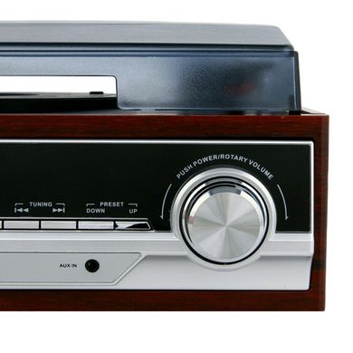 Проигрыватель виниловых пластинок Camry CR 1168 с радио и Bluetooth / MP3 / USB / SD / Запись