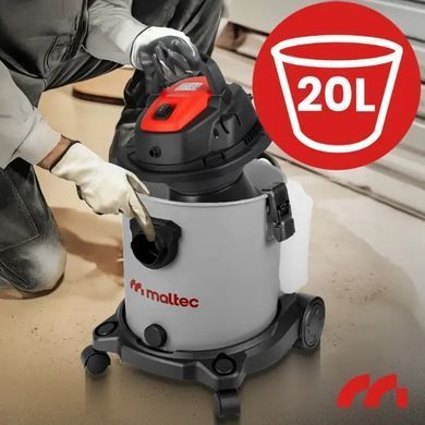Миючий пилосос 4в1 Maltec 112707 2200 Вт для сухого та вологого прибирання чорно-червоний