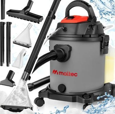 Миючий пилосос 4в1 Maltec 112707 2200 Вт для сухого та вологого прибирання чорно-червоний
