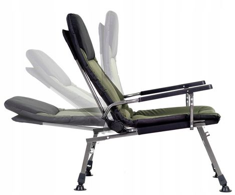 Кресло карповое Elektrostatyk FK5 комфортное, усиленное с новыми подлокотниками, модель 2021