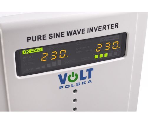 АВАРИЙНЫЙ ПРЕОБРАЗОВАТЕЛЬ НАПРЯЖЕНИЯ ИБП SINUSPRO-800E 12V/230V/800W VOLT ПОЛЬША