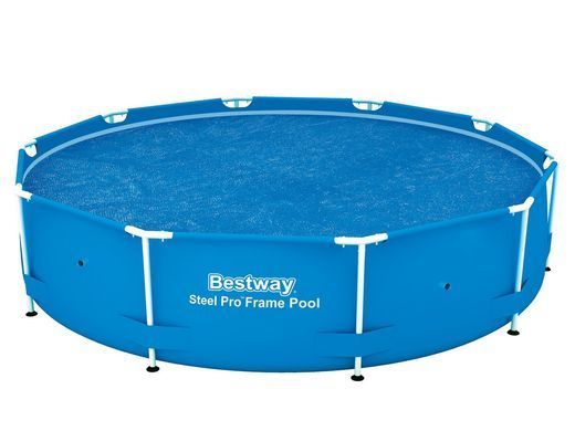 Сонячне покриття для басейну Bestway 58241 кругле діаметром 289 см для басейнів 305 см з сумкою для зберігання