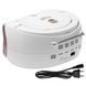 Радіоприймач бумбокс Adler AD 1181 White Copper (CD-MP3, USB, FM, AUX), портативна аудіосистема