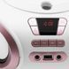 Радіоприймач бумбокс Adler AD 1181 White Copper (CD-MP3, USB, FM, AUX), портативна аудіосистема
