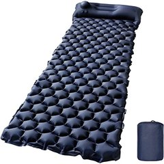 Спальний килимок, що самонадувається з подушкою 190х60см Blue