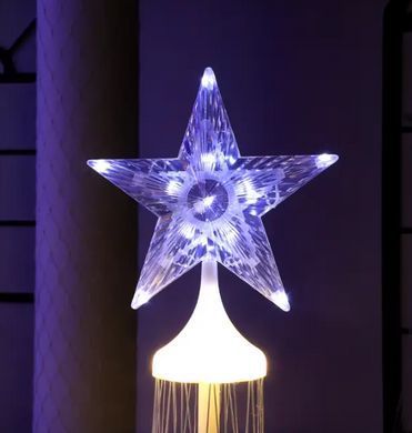 Новогодняя конусная елка светодиодная 250см LED гирлянда 480 лампочек Теплый белый, 8 режимов,