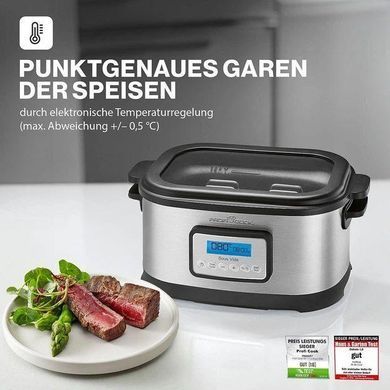 Апарат су від ProfiCook PC SV 1112 вакуумна піч 8.5 л 520 Вт з оглядовим вікном