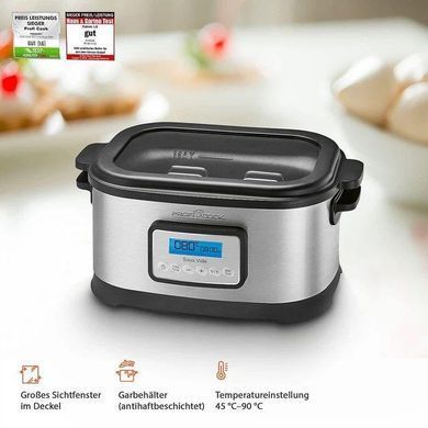 Апарат су від ProfiCook PC SV 1112 вакуумна піч 8.5 л 520 Вт з оглядовим вікном