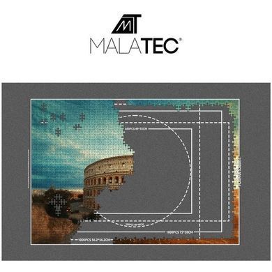 Килимок для пазлів Malatec 115&times;67 см з аксесуарами, чохол, мішечки 21835