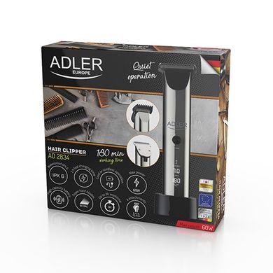 Машинка для стрижки волос с ЖК-дисплеем Adler AD 2834