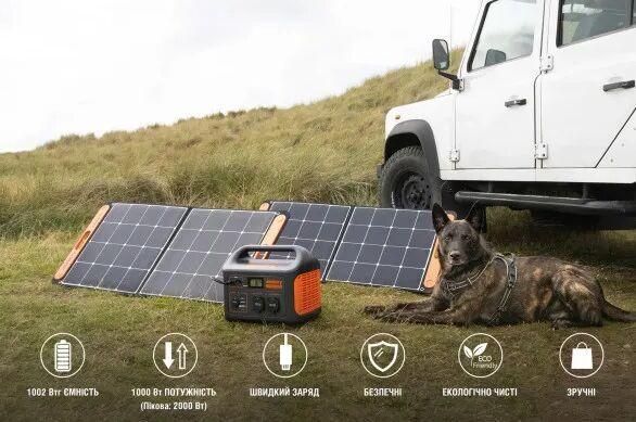 Портативна електростанція Jackery Explorer 1000 1002 Вт&middot;год 230 В/1000 Вт (пікова потужність 2000 Вт)
