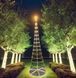 Новогодняя конусная елка светодиодная 250см LED гирлянда 480 лампочек Теплый белый, 8 режимов,