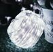 Гирлянда светодиодная 100 LED большие капли 10 метров, дом/улица белый, 8 режимов