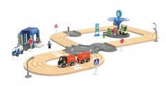 Дитячий ігровий набір Дерев'яна дорога, PlayTive Autobahn 40 елементів