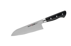 Нож кухонный Samura Pro-S Сантоку 180 мм Черный (SP-0095)
