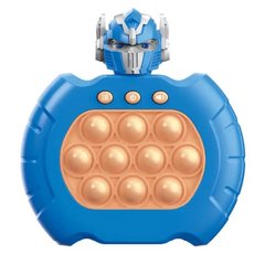 Електронна приставка Pop It консоль Quick Push Puzzle Game Fast антистрес іграшка Transformer blue