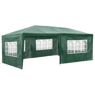 Павильон садовый gazebo Taizhou 3х6м Зеленый CC-ZT-003, диаметр труби 24X18X18 мм