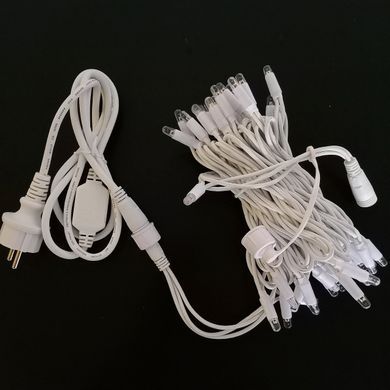 Вулична, надійна яскрава LED-гірлянда довжина 10 метрів, кількисть Cob крапель 100 LED, для дому, тераси на дерева